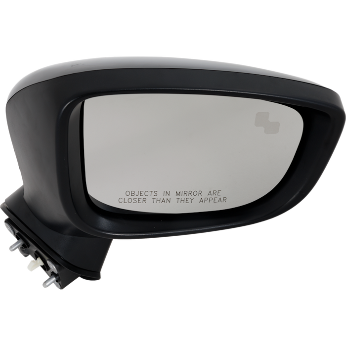 Mazda 3 Passenger Side Door Mirror Mexico Built Non-Heated W/S/Lamps W/Bsd W/Cover Assembly - MA1321245