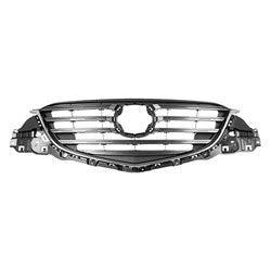 Mazda CX5 CAPA Certified Grille Black With Painted Gray/Chrome Frame/Horizontal Bars - MA1200208C