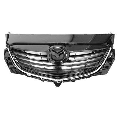 2013-2014 Mazda CX9 Grille Painted Black With Chrome Moulding