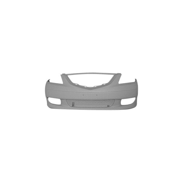 Mazda MPV CAPA Certified Front Bumper Without Rocker Molding Hole - MA1000183C