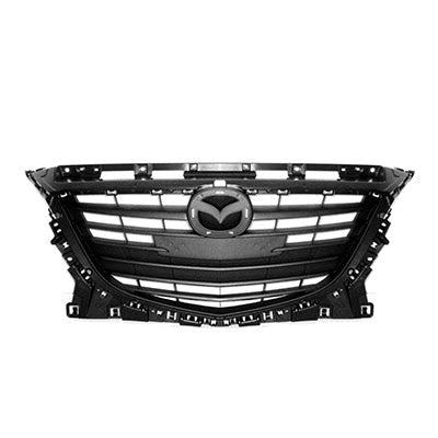 Parrilla negra texturizada con certificación CAPA para Mazda 3 - MA1200197C