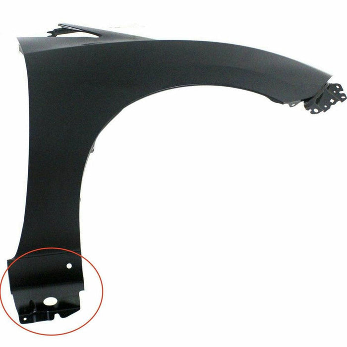 Mazda Mazda 5 CAPA Certified Passenger Side Fender With Rocker Molding Hole - MA1241168C