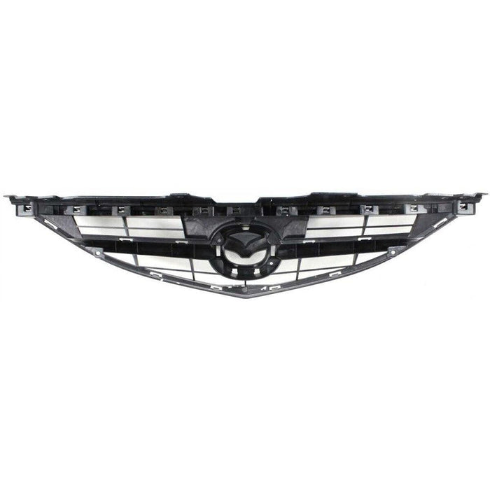 2009-2013 Mazda Mazda 6 Grille Black Textured - MA1200181-Partify-Painted-Replacement-Body-Parts