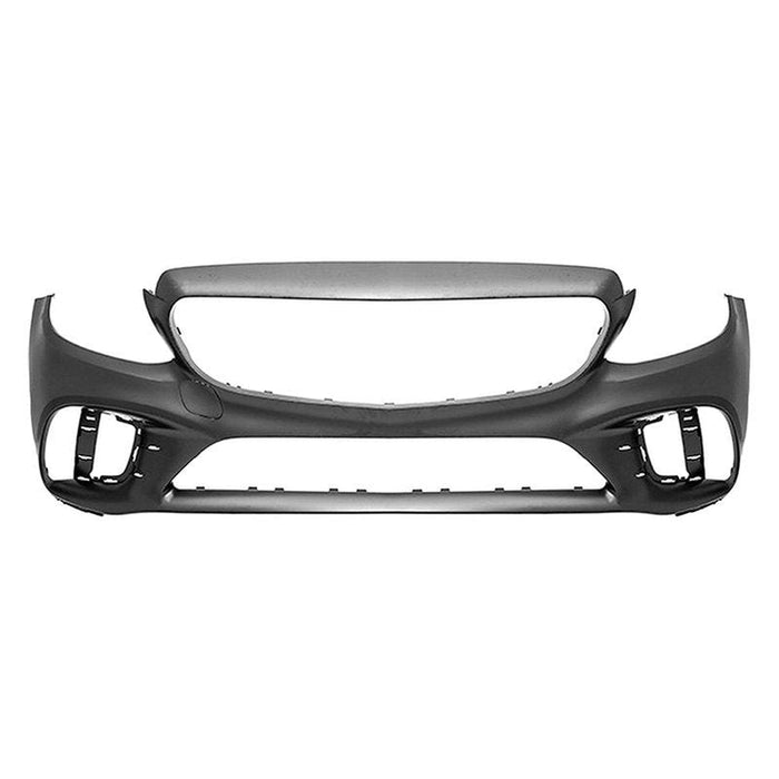 2019-2023 Mercedes-Benz C300 Sedan/Coupe/Convertible Front Bumper Without Sensor Holes & With Camera Hole & With AMG - MB1000574-Partify-Painted-Replacement-Body-Parts