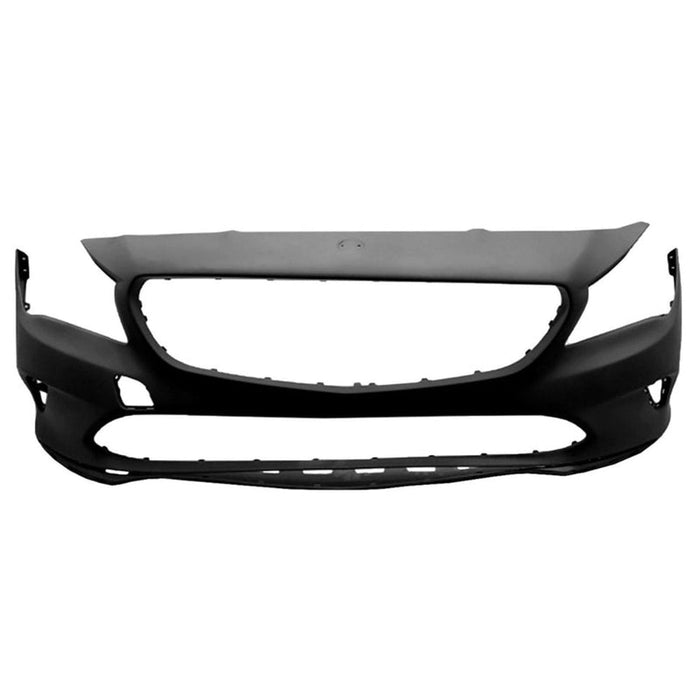 Mercedes-Benz CLA CAPA Certified Front Bumper Without AMG Package & Without Sensor Holes - MB1000536C