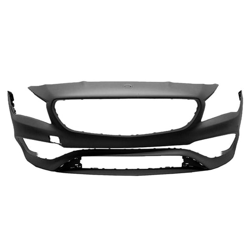 2017-2019 Mercedes-Benz CLA Front Bumper With AMG Package & Without Aero Package & Without Sensor Holes - MB1000538-Partify-Painted-Replacement-Body-Parts