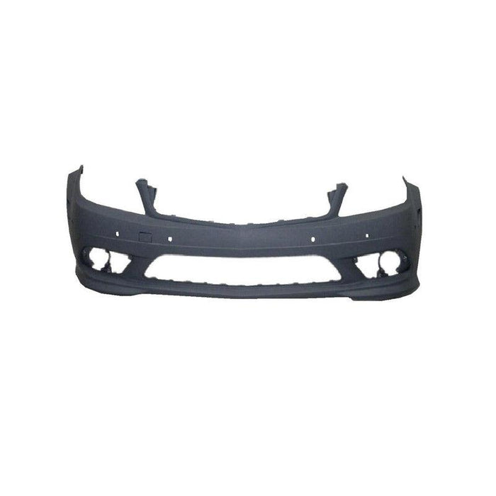 Mercedes C230 CAPA Certified Front Bumper With Sensor Holes - MB1000366C