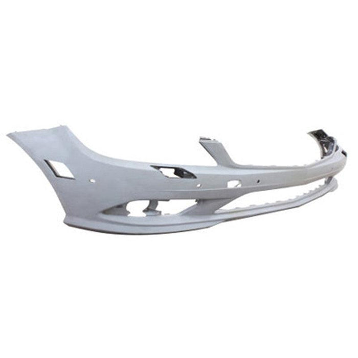 Mercedes C230 CAPA Certified Front Bumper With Sensor Holes/Headlight Washer Holes - MB1000343C