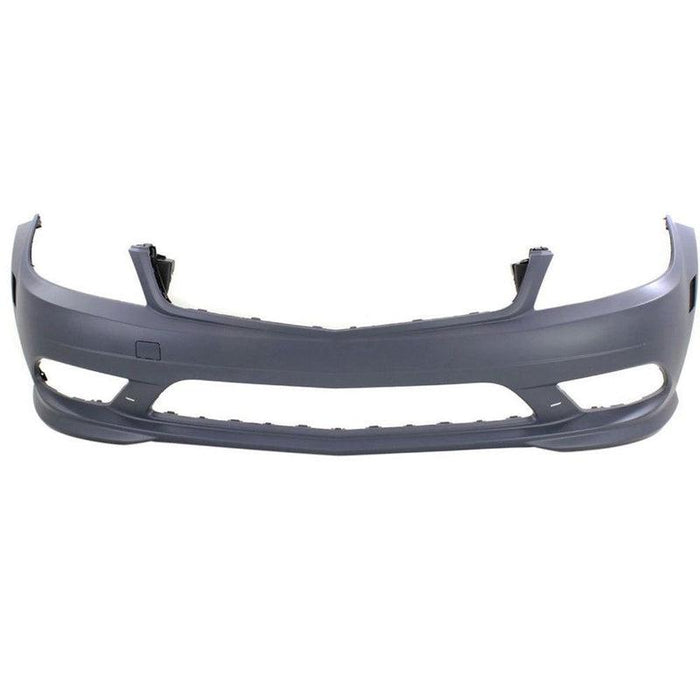 Mercedes C230 CAPA Certified Front Bumper Without Sensor Holes/ Headlight Washer Holes - MB1000424C