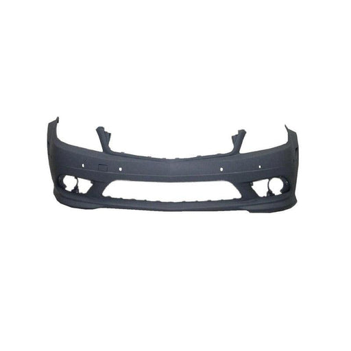 2008-2011 Mercedes C230 Front Bumper With Sensor Holes - MB1000366-Partify-Painted-Replacement-Body-Parts