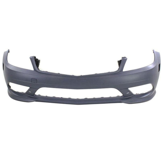 2008-2011 Mercedes C230 Front Bumper Without Sensor Holes/ Headlight Washer Holes - MB1000424-Partify-Painted-Replacement-Body-Parts