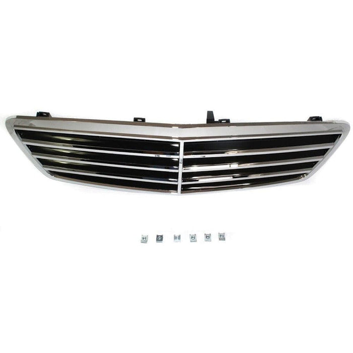 2005-2007 Mercedes C230 Grille Chrome Black - MB1200143-Partify-Painted-Replacement-Body-Parts