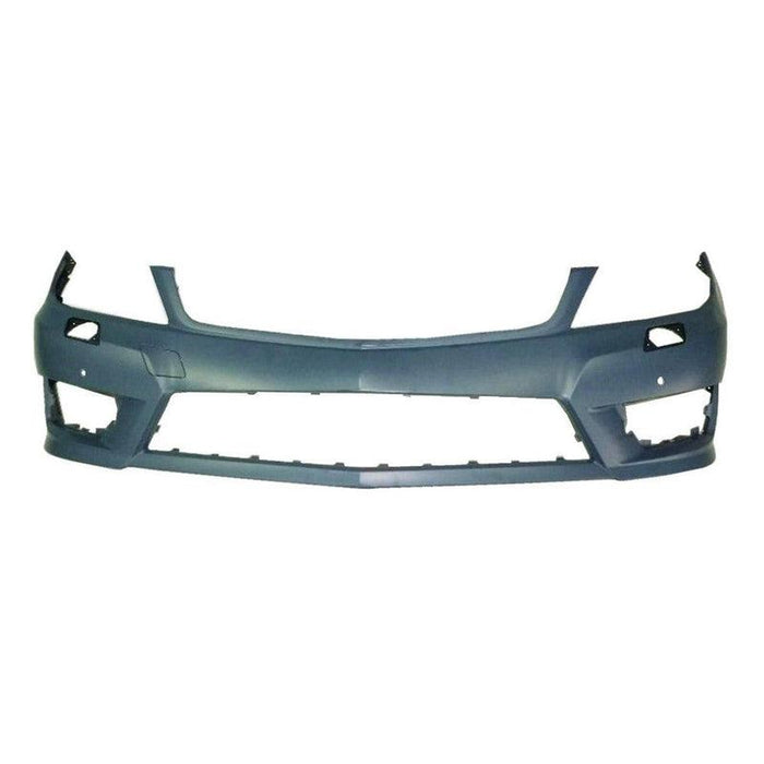 Mercedes C250 CAPA Certified Front Bumper With Headlight Washer Holes - MB1000356C