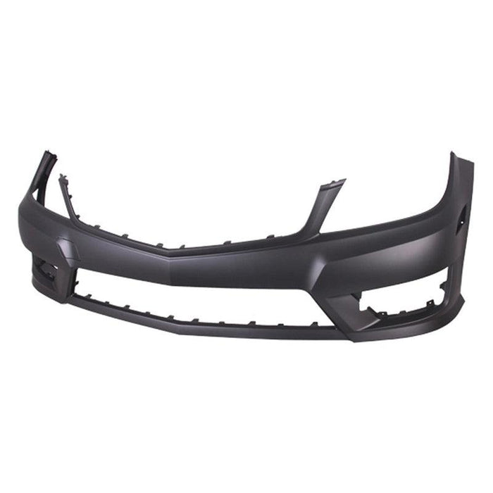 Mercedes C250 CAPA Certified Front Bumper Without Headlight Washer Holes - MB1000569C