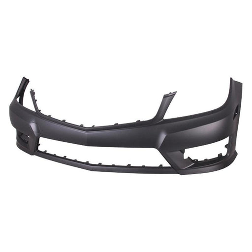 2012-2015 Mercedes C250 Front Bumper Without Headlight Washer Holes - MB1000569-Partify-Painted-Replacement-Body-Parts