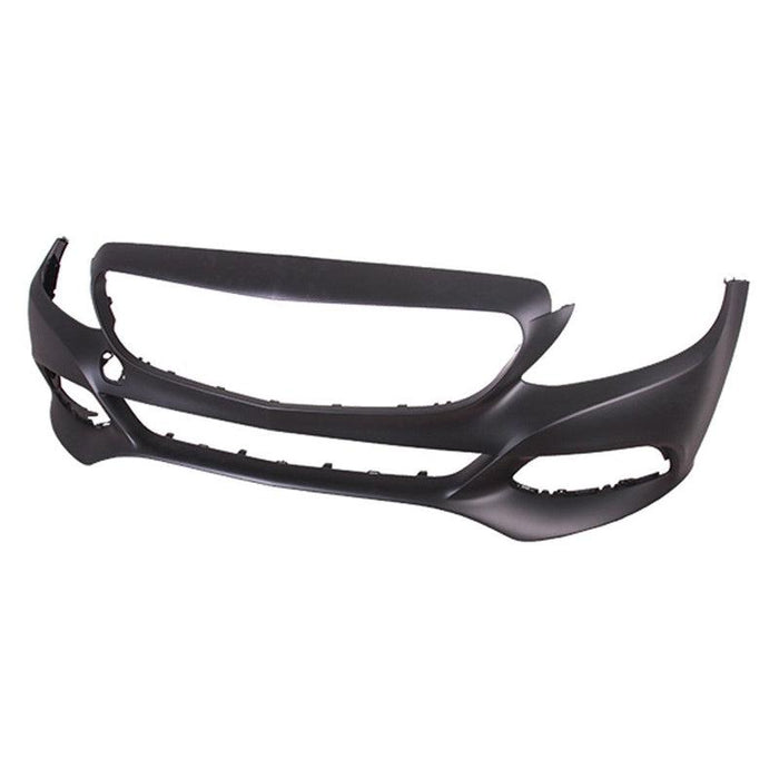 Mercedes C300 CAPA Certified Front Bumper Without Sensor Holes - MB1000510C