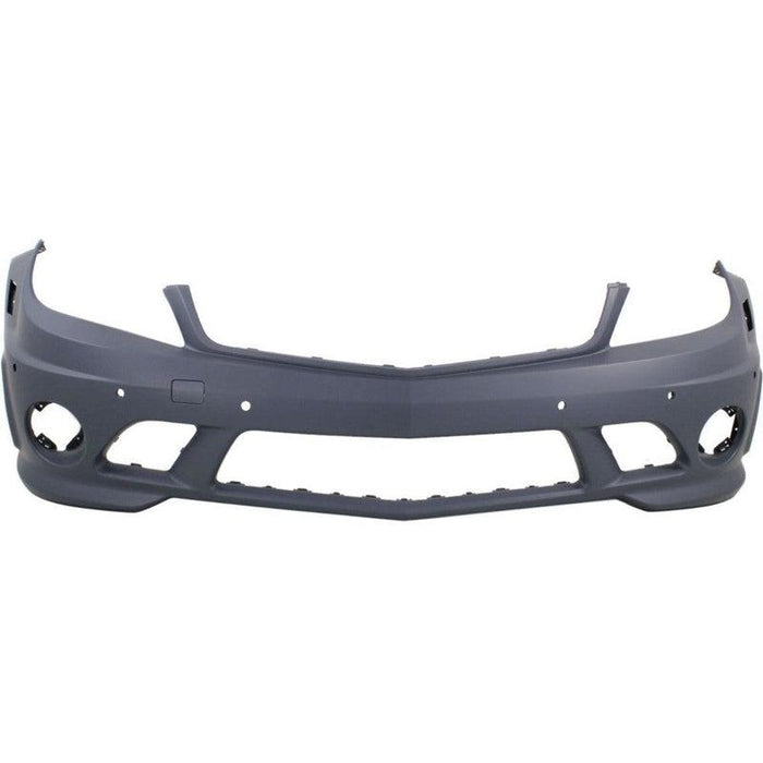 Mercedes C63 AMG CAPA Certified Front Bumper With Sensor Holes Without Headlight Washer Holes - MB1000385C