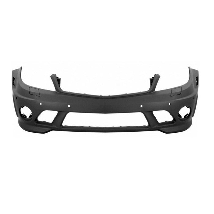 Mercedes C63 AMG CAPA Certified Front Bumper With Sensor Holes/Headlight Washer Holes - MB1000305C