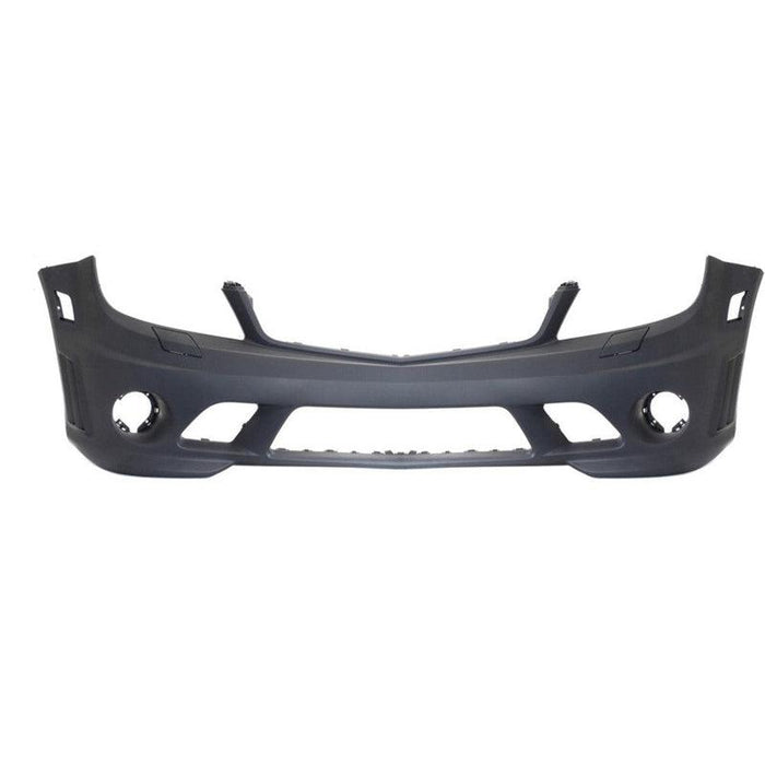 Mercedes C63 AMG CAPA Certified Front Bumper Without Sensor Holes With Headlight Washer Holes - MB1000346C