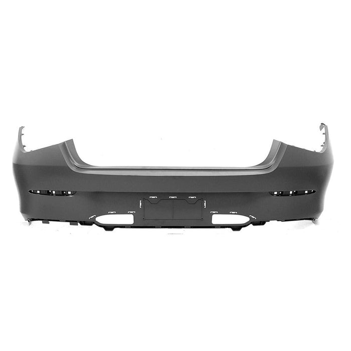 Mercedes CLA250 CAPA Certified Rear Bumper Without Sensor Holes - MB1100456C