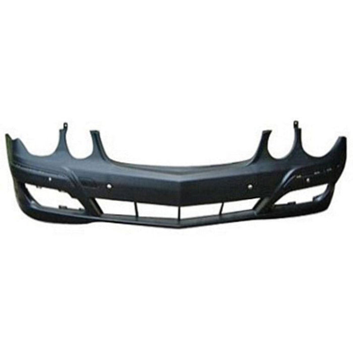 Mercedes E320 CAPA Certified Front Bumper With Sensor Holes Without Headlight Washer Holes Without Sport - MB1000333C