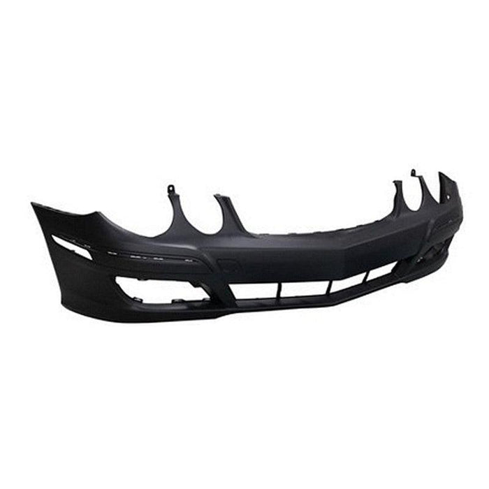 Mercedes E320 CAPA Certified Front Bumper Without Sensor Holes/ Headlight Washer Holes Without Sport - MB1000271C