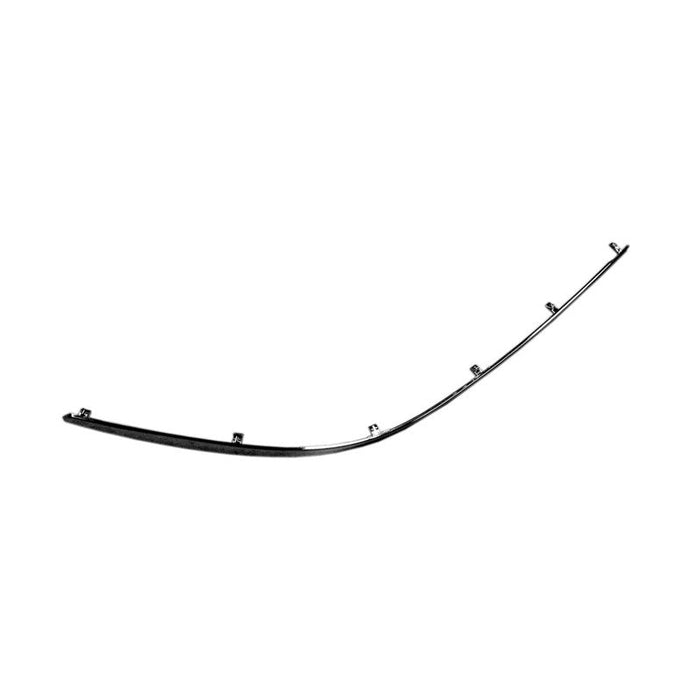 2010-2013 Mercedes E350 Driver Side Front Bumper Chrome Molding - MB1046115-Partify-Painted-Replacement-Body-Parts