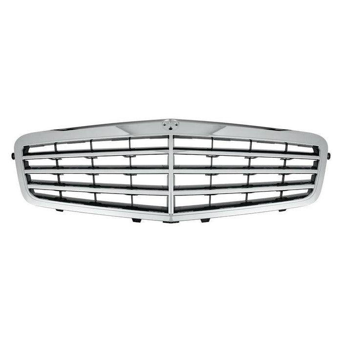 2010-2013 Mercedes E350 Grille Chrome With 7 Moulding/Frame - MB1200155-Partify-Painted-Replacement-Body-Parts