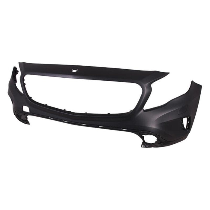 Mercedes GLA250 CAPA Certified Front Bumper Without Sensor Holes With Headlight Washer Holes - MB1000542C