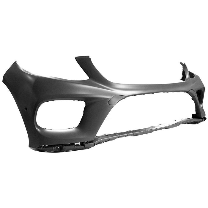 Mercedes GLE300D CAPA Certified Front Bumper With Sensor Holes - MB1000498C