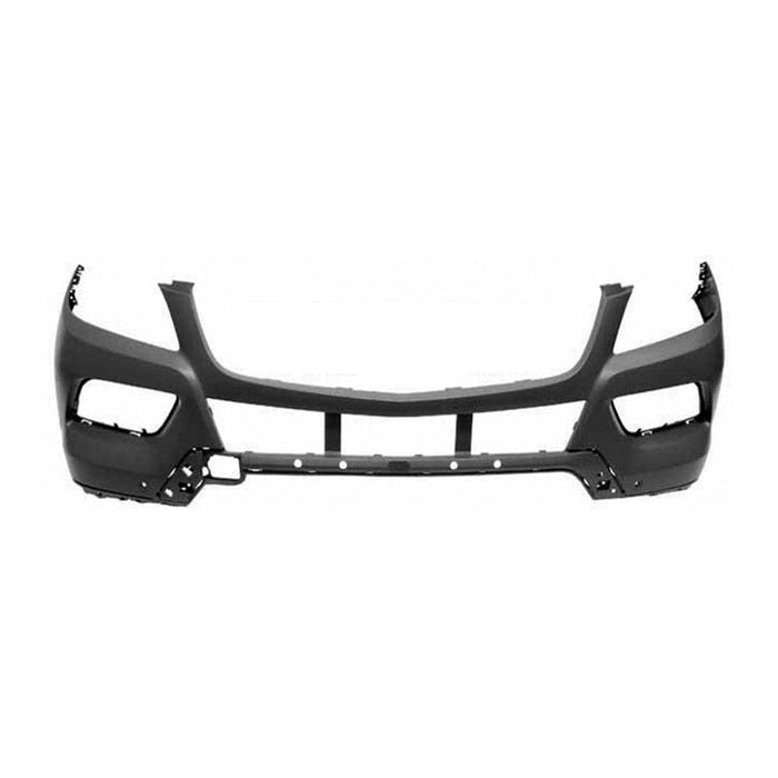 Mercedes ML250 CAPA Certified Front Bumper With Sensor Holes Without Headlight Washer Holes - MB1000368C