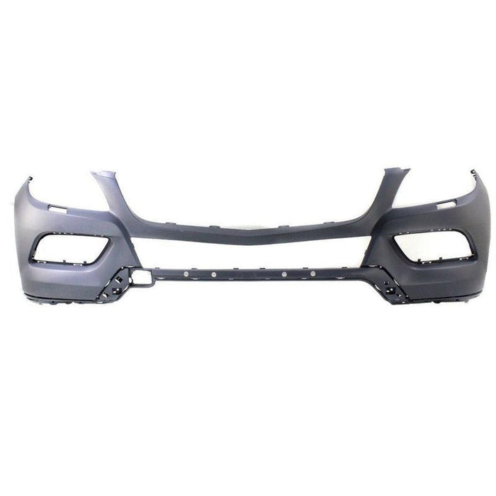 Mercedes ML250 CAPA Certified Front Bumper Without Sensor Holes With Headlight Washer Holes - MB1000369C