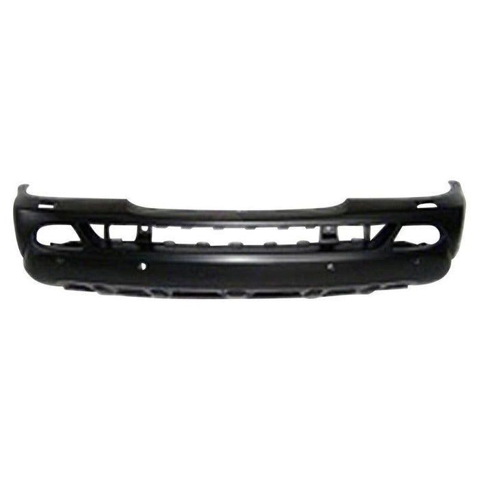 Mercedes ML320 CAPA Certified Front Bumper With Sensor Holes/Fog Light Washer Holes With Headlight Washer Holes - MB1000165C