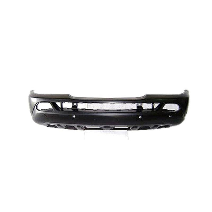 Mercedes ML320 CAPA Certified Front Bumper With Sensor Holes/Fog Light Washer Holes Without Headlight Washer Holes - MB1000164C