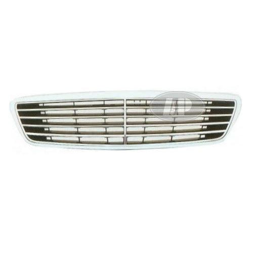 2000-2002 Mercedes S600 Grille Chrome Black - MB1200115-Partify-Painted-Replacement-Body-Parts