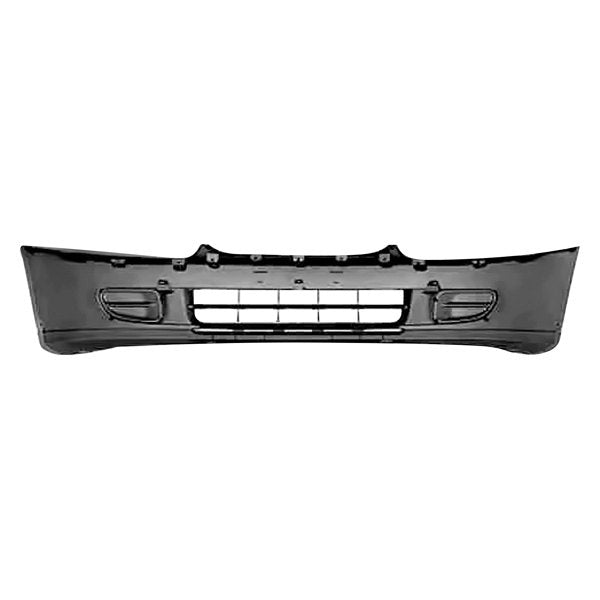 1997-2002 Mitsubishi Mirage Coupe Front Bumper Without Fog Light Holes - MI1000256-Partify-Painted-Replacement-Body-Parts