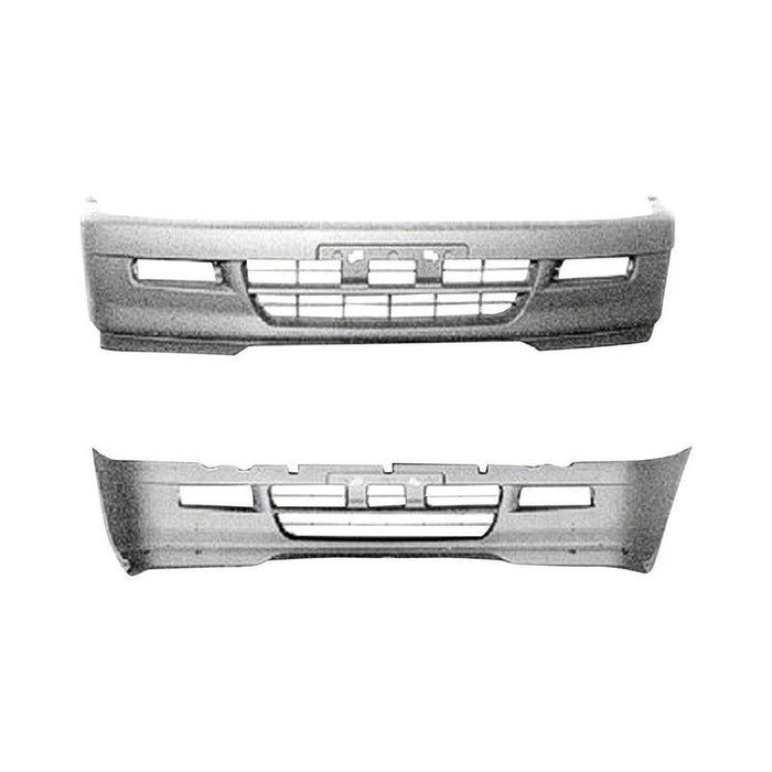 Mitsubishi Montero Sport CAPA Certified Front Bumper Without Fog Light Holes - MI1000263C