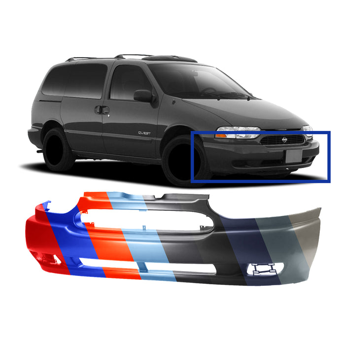 Nissan Quest GLE/GXE Front Bumper - NI1000172