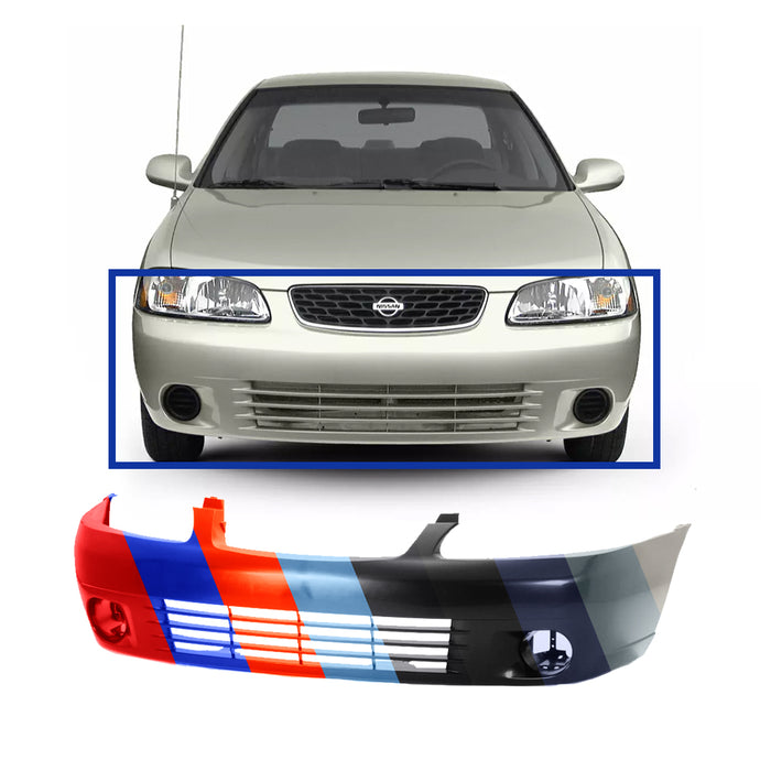 Nissan Sentra CA/GXE/GXE Sport/Limited Edition/SE/XE Front Bumper - NI1000189