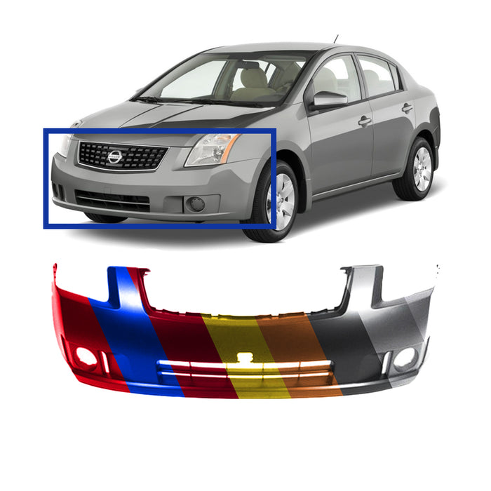 Nissan Sentra 2.0L Front Bumper With Fog Light Holes - NI1000241