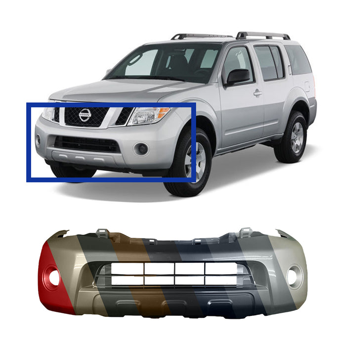 Nissan Pathfinder Front Bumper Without Spoiler Holes - NI1000248