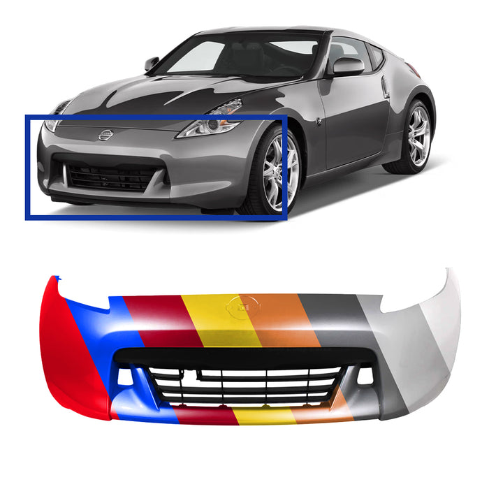 Nissan 370Z Non-Nismo CAPA Certified Front Bumper With Sport Package - NI1000267C