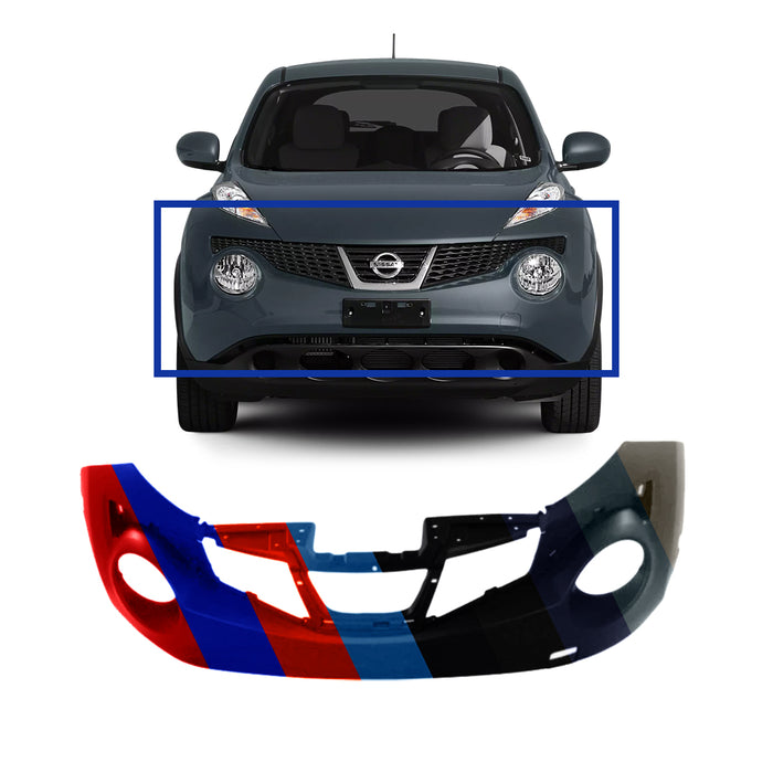 Nissan Juke OEM Front Bumper - FBM221KM5H