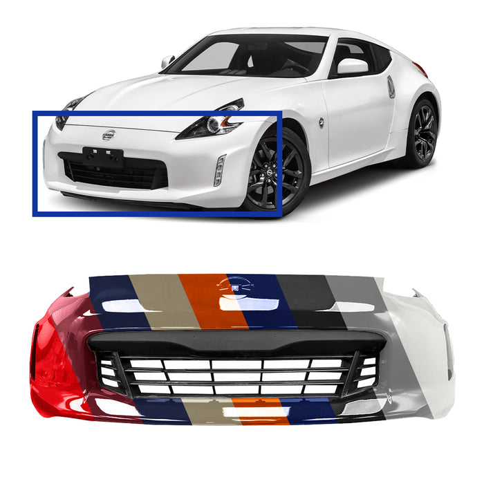 Nissan 370Z Non Nismo Front Bumper With Spoiler - NI1000287