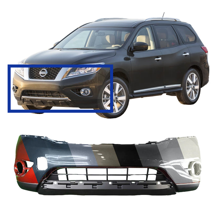 Nissan Pathfinder CAPA Certified Front Bumper - NI1000288C