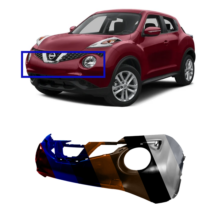 Nissan Juke CAPA Certified Front Bumper - NI1000307C