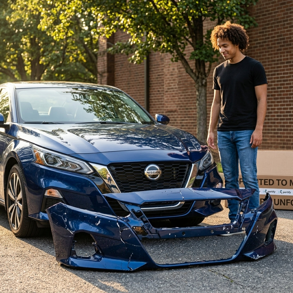 2019-2022 Nissan Altima S/SL/SR/SV Front Bumper Without Camera