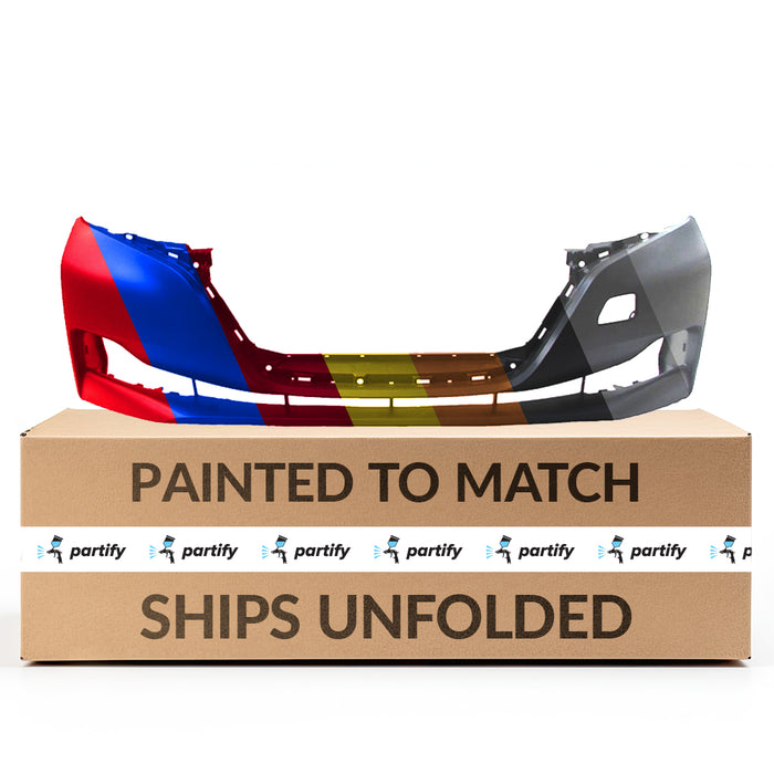 Nissan Leaf S/SV/SL CAPA Certified Front Bumper With Lower Valance Holes - NI1000329C