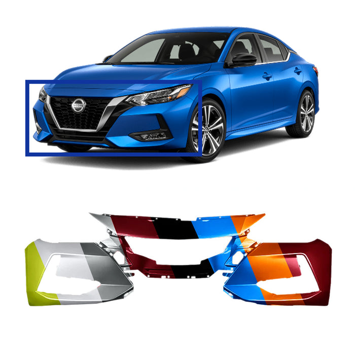 Nissan Sentra CAPA Certified Front Bumper Without Camera Option - NI1000330C