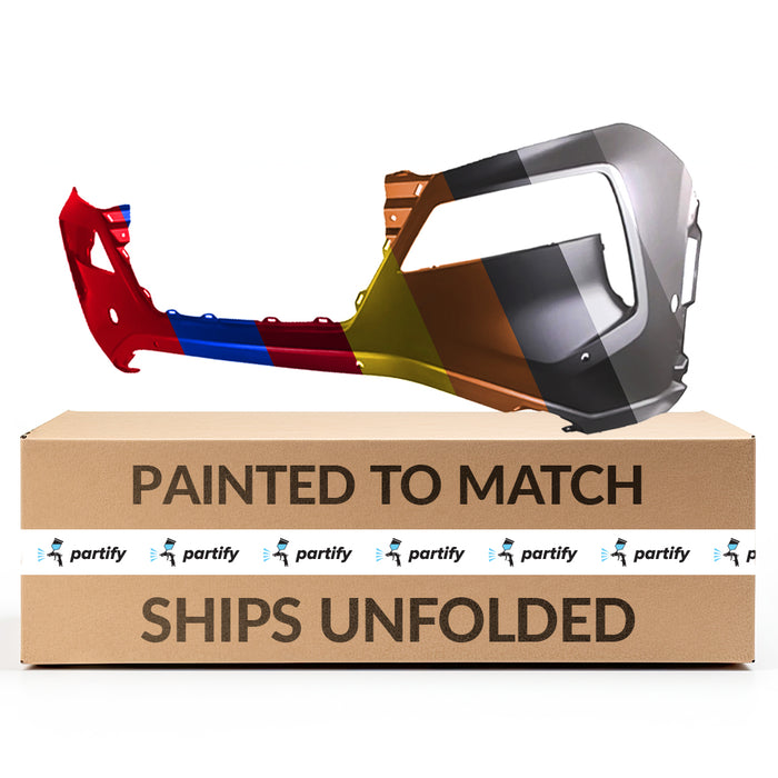 Nissan Rogue Platinum Front Bumper For USA Manufactured Models W/Parking Sensors W/6 Holes W/Towing Cover - NI1000344